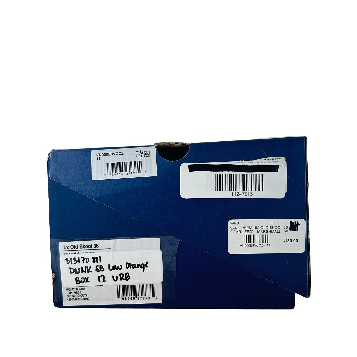313170 811 Nike SB Dunk Low Orange Box [USED] - 12 M (Used) (Replace Box)