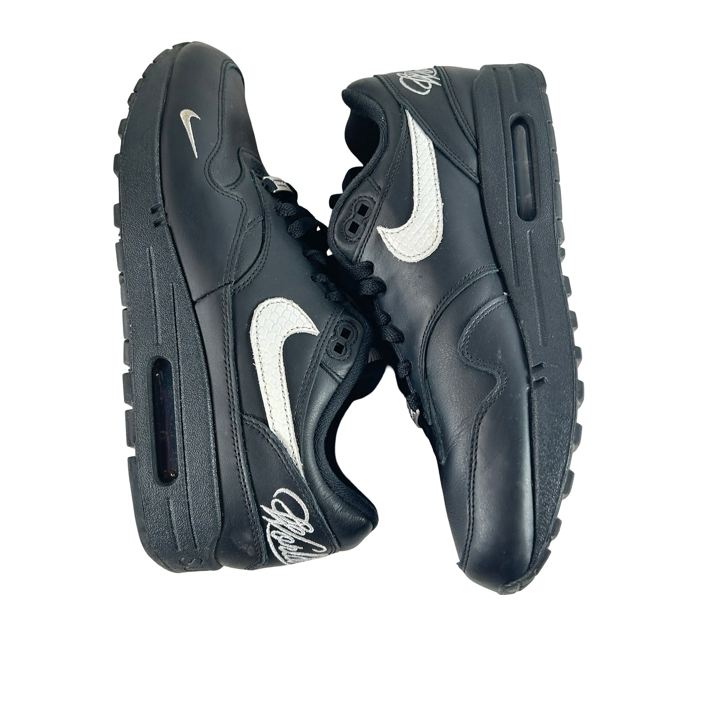 HF8813 001 Nike Air Max 1 '87 SP Supreme Black White [USED] - 9 M (Used)