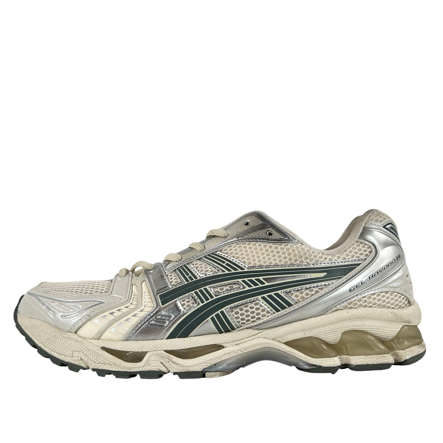 1201A019 200 ASICS Gel-Kayano 14 Birch Dark Pewter [USED] - 12 M (Used) (No Box)