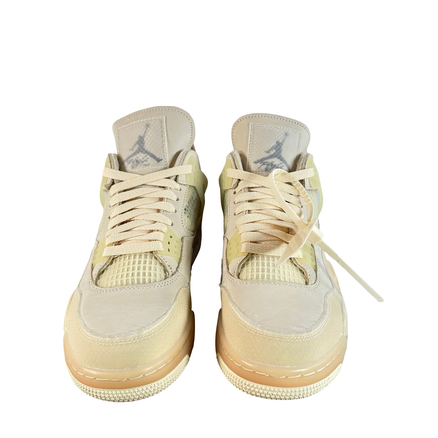 CV9388 100 Jordan 4 Retro Off-White Sail (Women's) [USED] - 11 W (Used) (No Box)