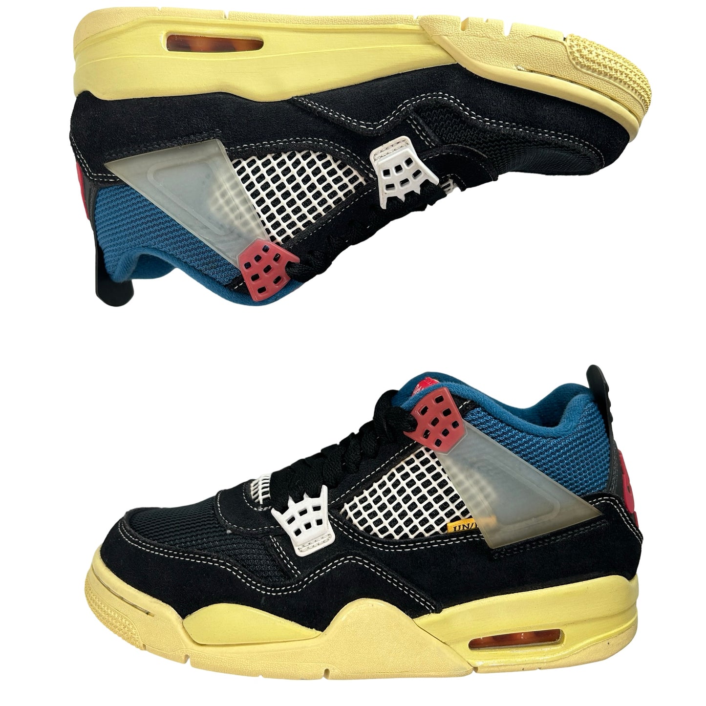 DC9533 001 Jordan 4 Retro Union Off Noir [USED] - 6 M (Used)