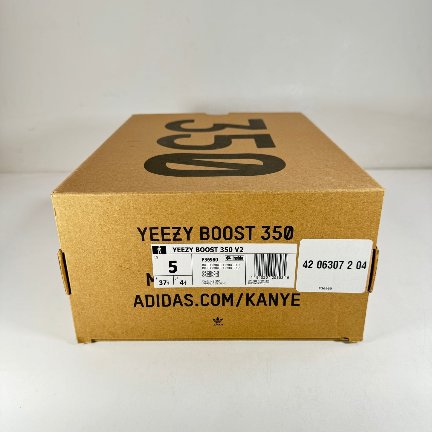 F36980 adidas Yeezy Boost 350 V2 Butter [USED] - 5 M (Used)