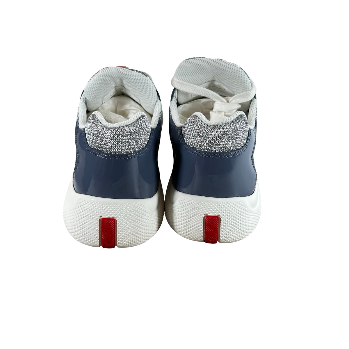 4E3400 ASZ FO4RD Prada America's Cup Patent Leather Marine - Prada 7 (US 8) (Dye)