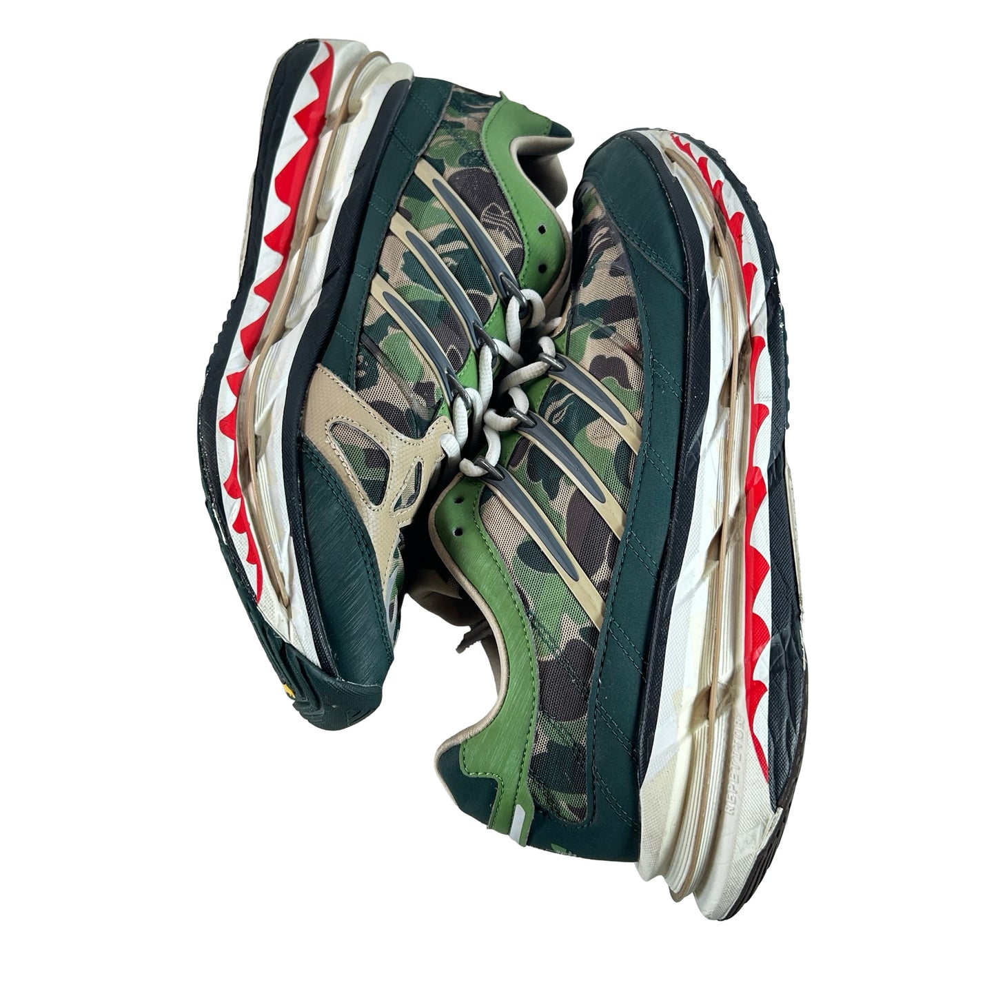 KJ8850 adidas Adistar HRMY BAPE Green Camo [USED] - 10 M (Used)