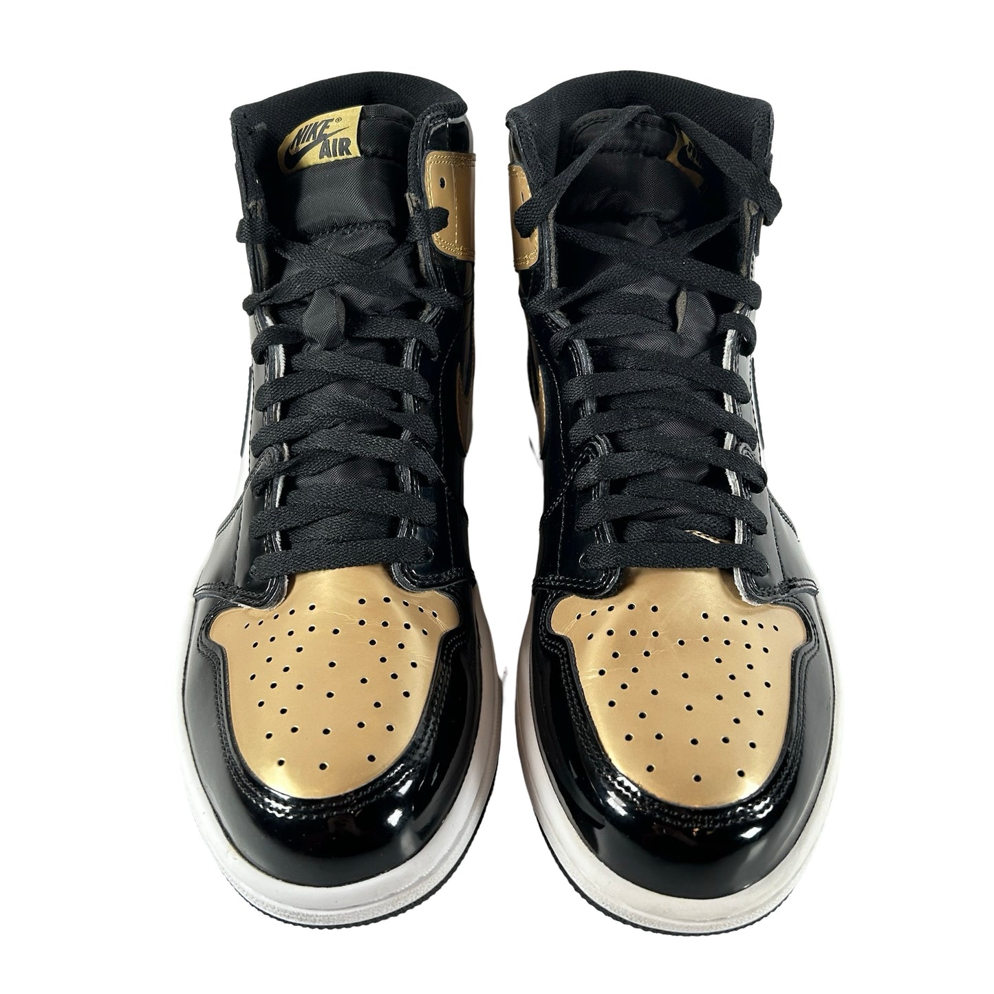 861428 007 Jordan 1 Retro High NRG Patent Gold Toe [USED] - 12 M (Used2)