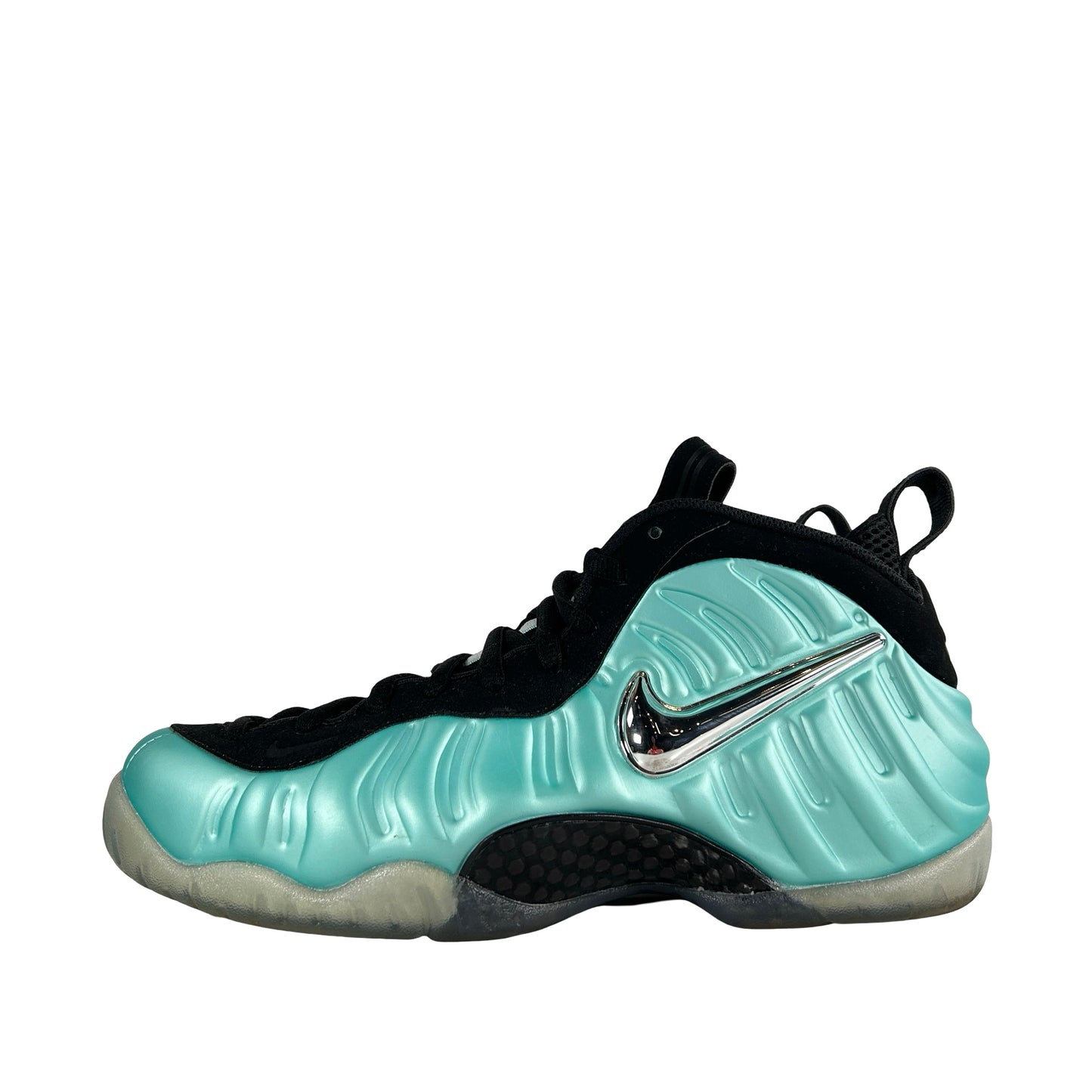 624041 303 Air Nike Foamposite Pro Island Green [USED] - 9 M (Used) (No Box)