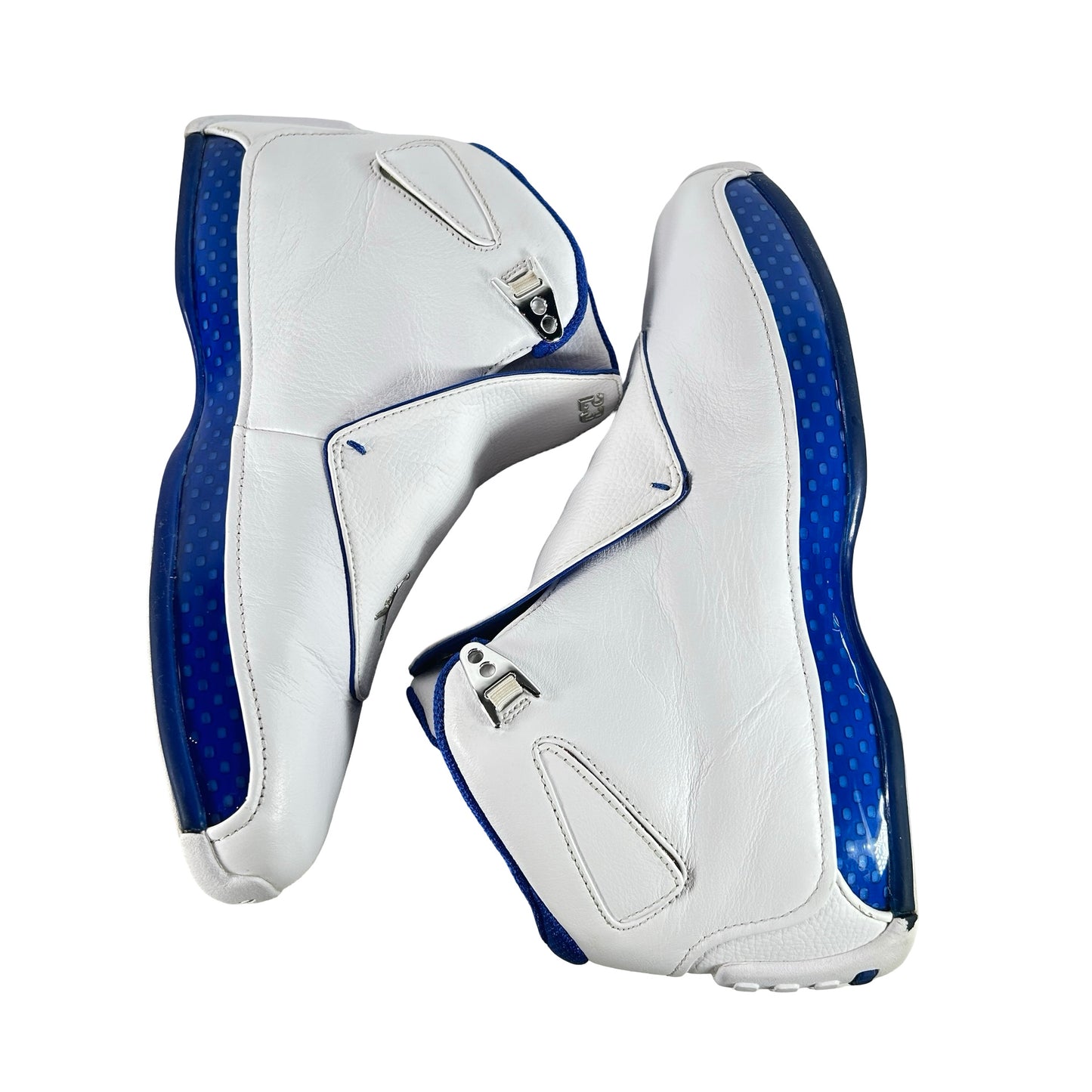 AA2494 106 Air Jordan 18 Retro White Sport Royal [USED] - 10 M (Used)