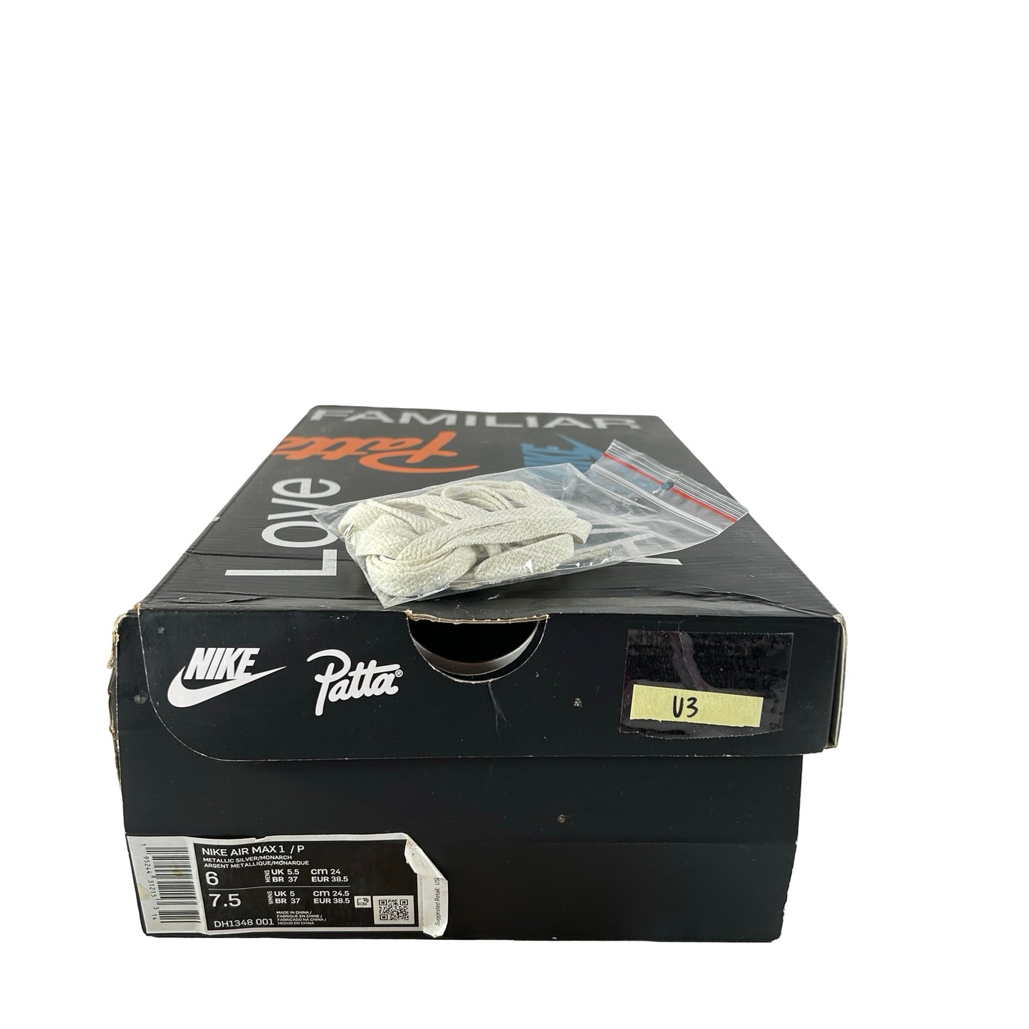 DH1348 001 Nike Air Max 1 Patta Waves Monarch (with Bracelet) [USED] - 6 M (Used3)