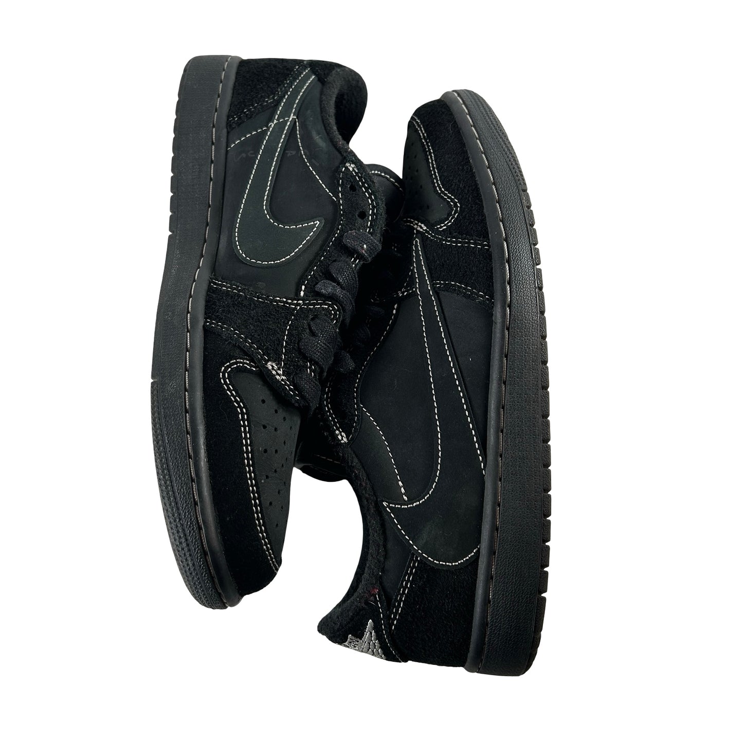 DM7866 001 Jordan 1 Retro Low OG Travis Scott Black Phantom [USED] - 8.5 M (Used6) (No Lid)