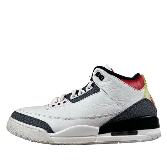 CZ6431 100 Jordan 3 Retro SE Fire Red Denim (2020) [USED] - 12 M (Used)