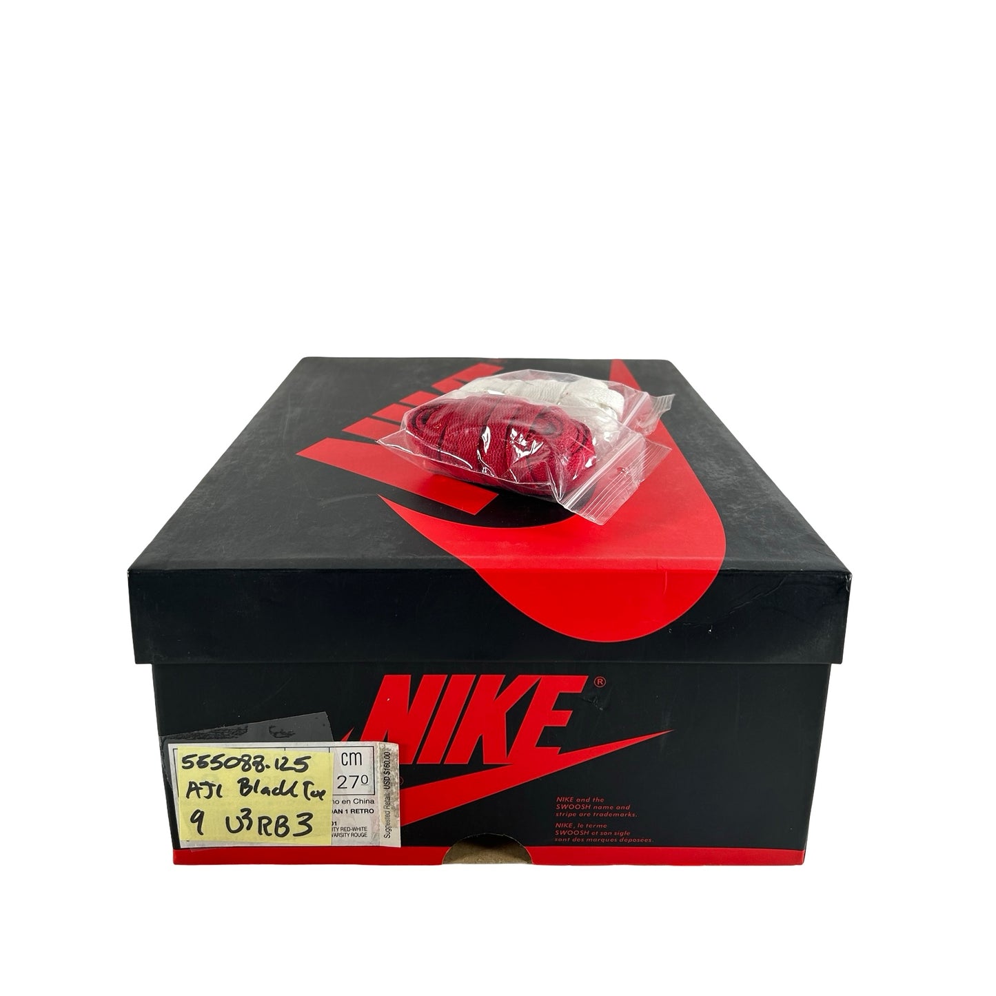 555088 125 Jordan 1 Retro Black Toe (2016) (2016) [USED] - 9 M (Used3) (Replace Box3)