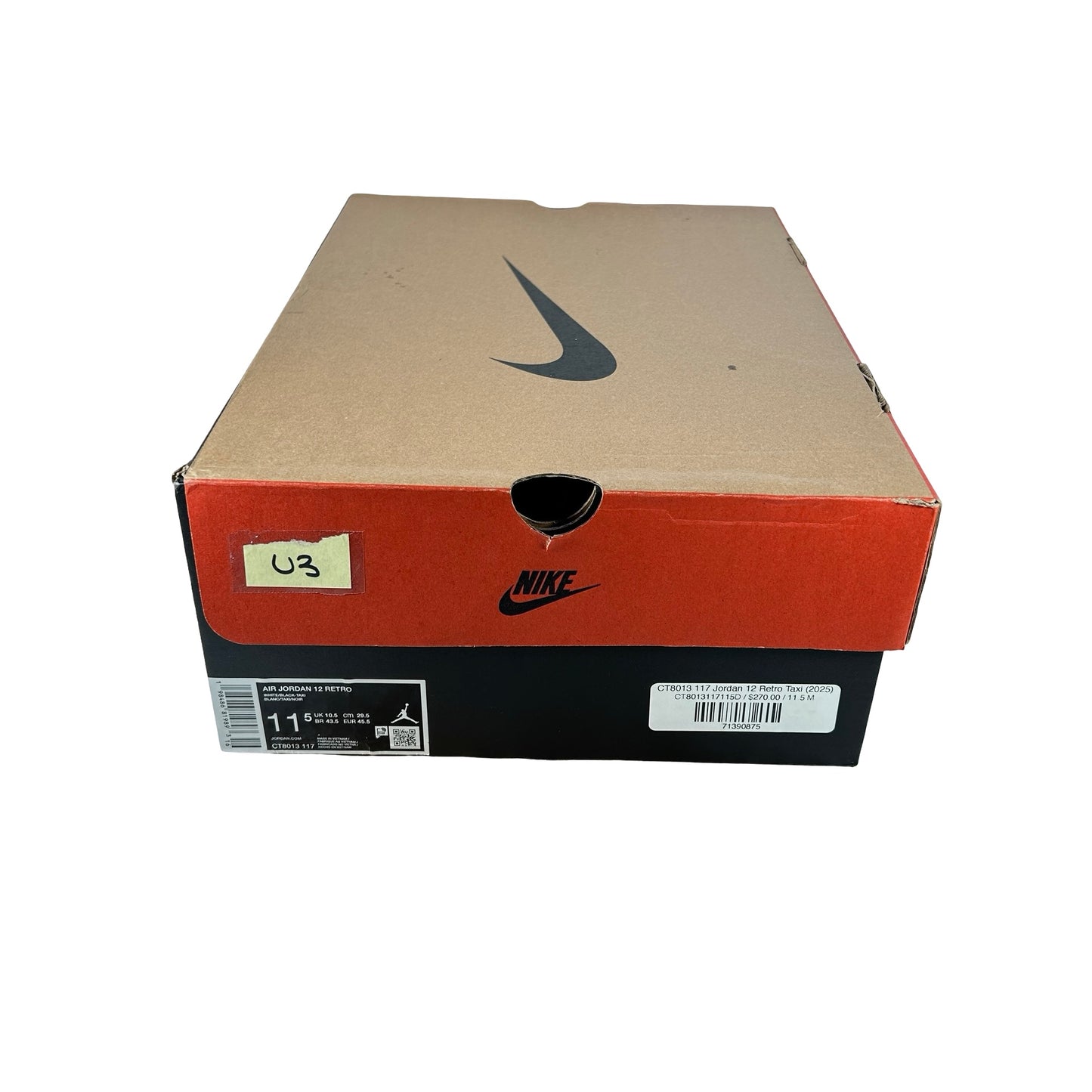 CT8013 117 Jordan 12 Retro Taxi (2025) [USED] - 11.5 M (Used3)