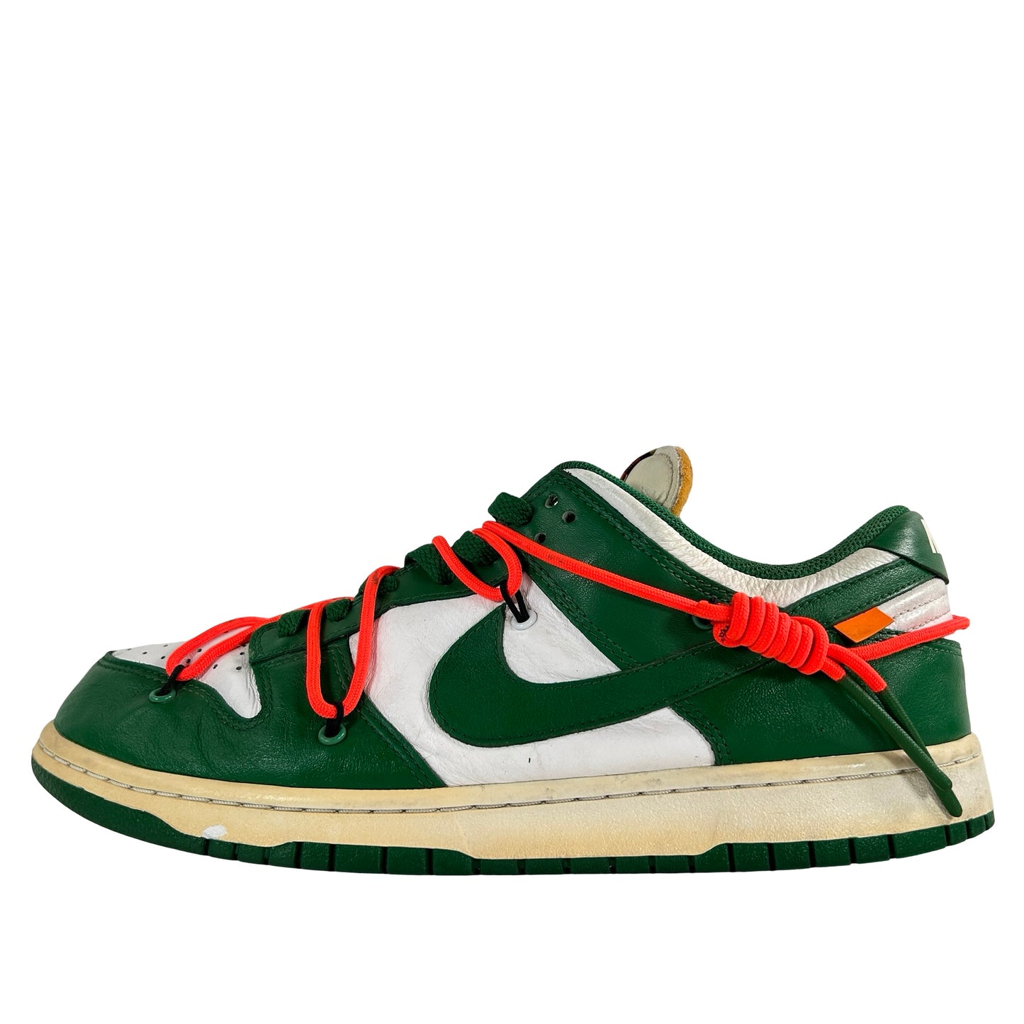 CT0856 100 Nike Dunk Low Off-White Green [USED] - 11 M (Used) (No Box)