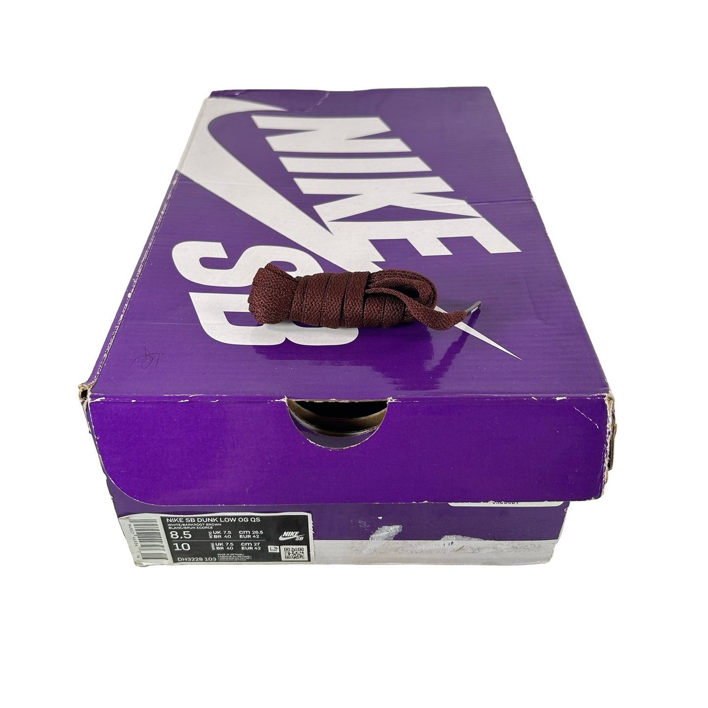 DH3228 103 Supreme Dunk SB Low Brown [USED] - 8.5 M (Used)