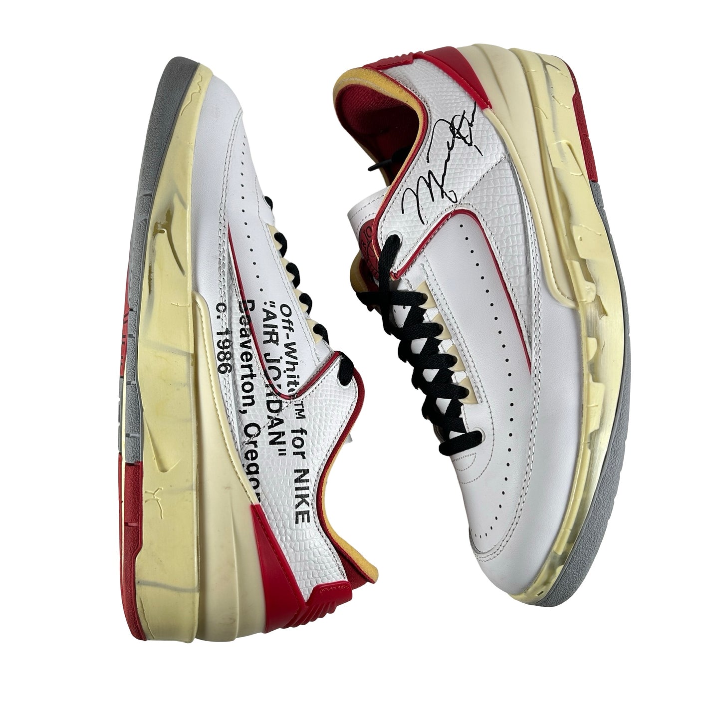DJ4375 106 Jordan 2 Retro Low SP Off-White White Red [USED] - 10.5 M (Used2)