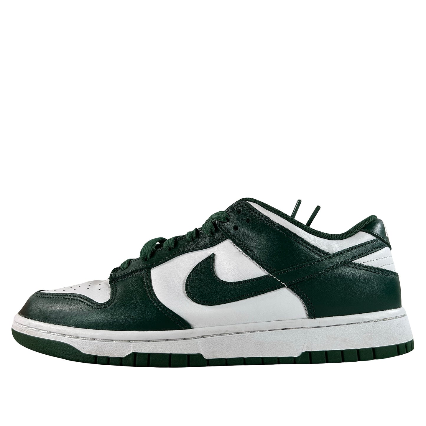 DD1391 101 Nike Dunk Low Michigan State [USED] - 9 M (Used)