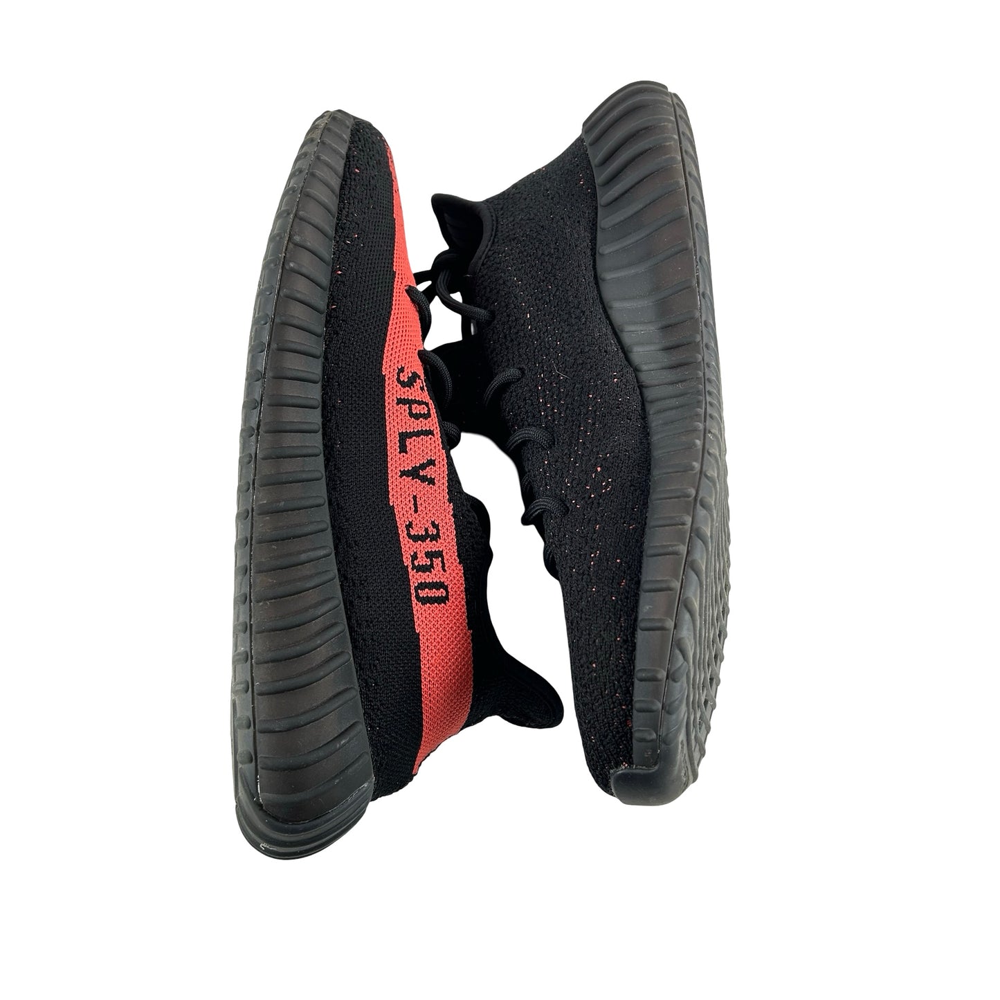 BY9612 Yeezy Boost 350 V2 Core Black Red [USED] - 10.5 M (Used)