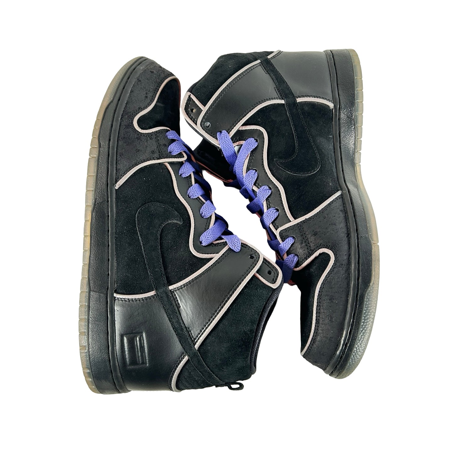 833456 002 Nike SB Dunk High Black Purple Box [USED] - 11 M (Used)
