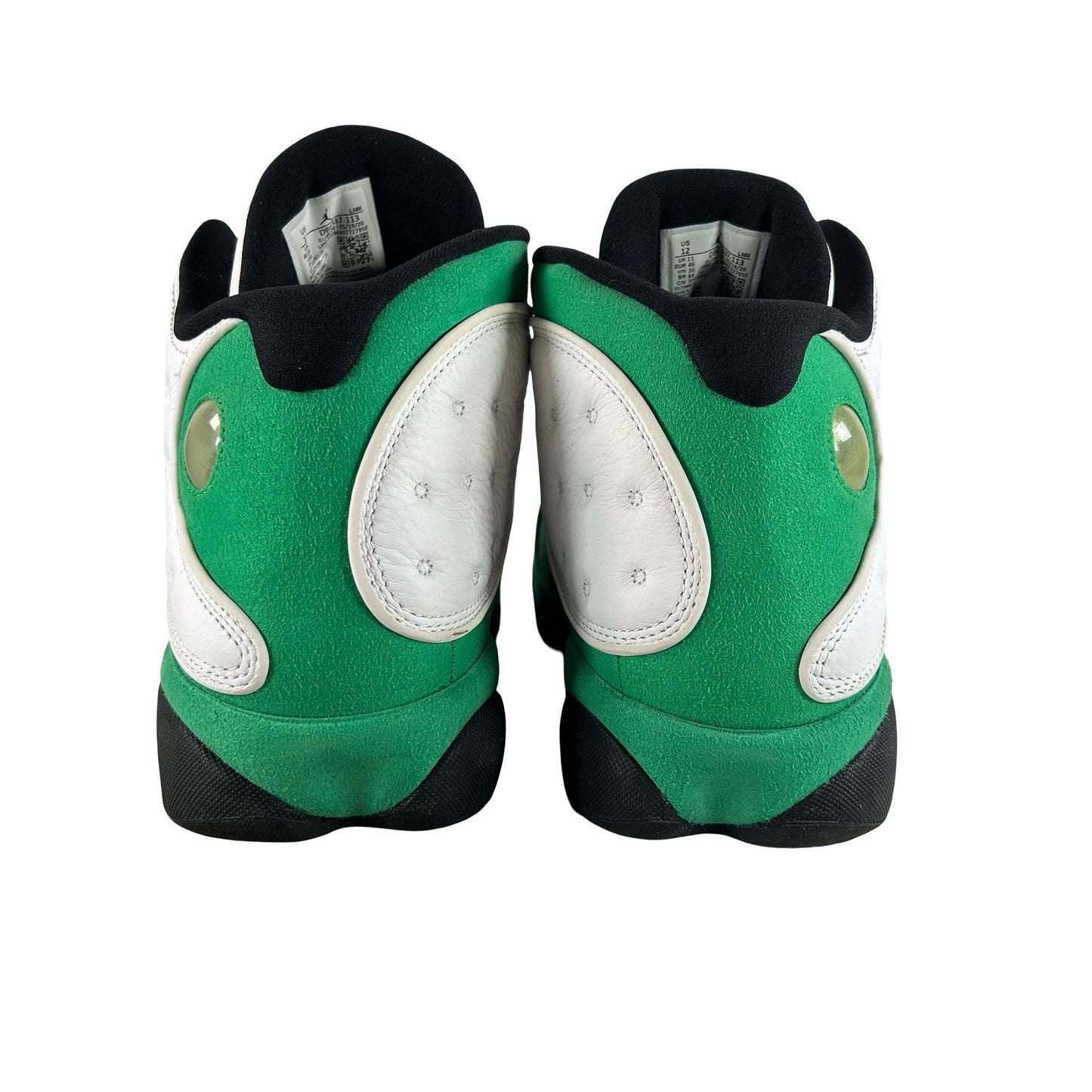 DB6537 113 Jordan 13 Retro White Lucky Green [USED] - 12 M (Used2)