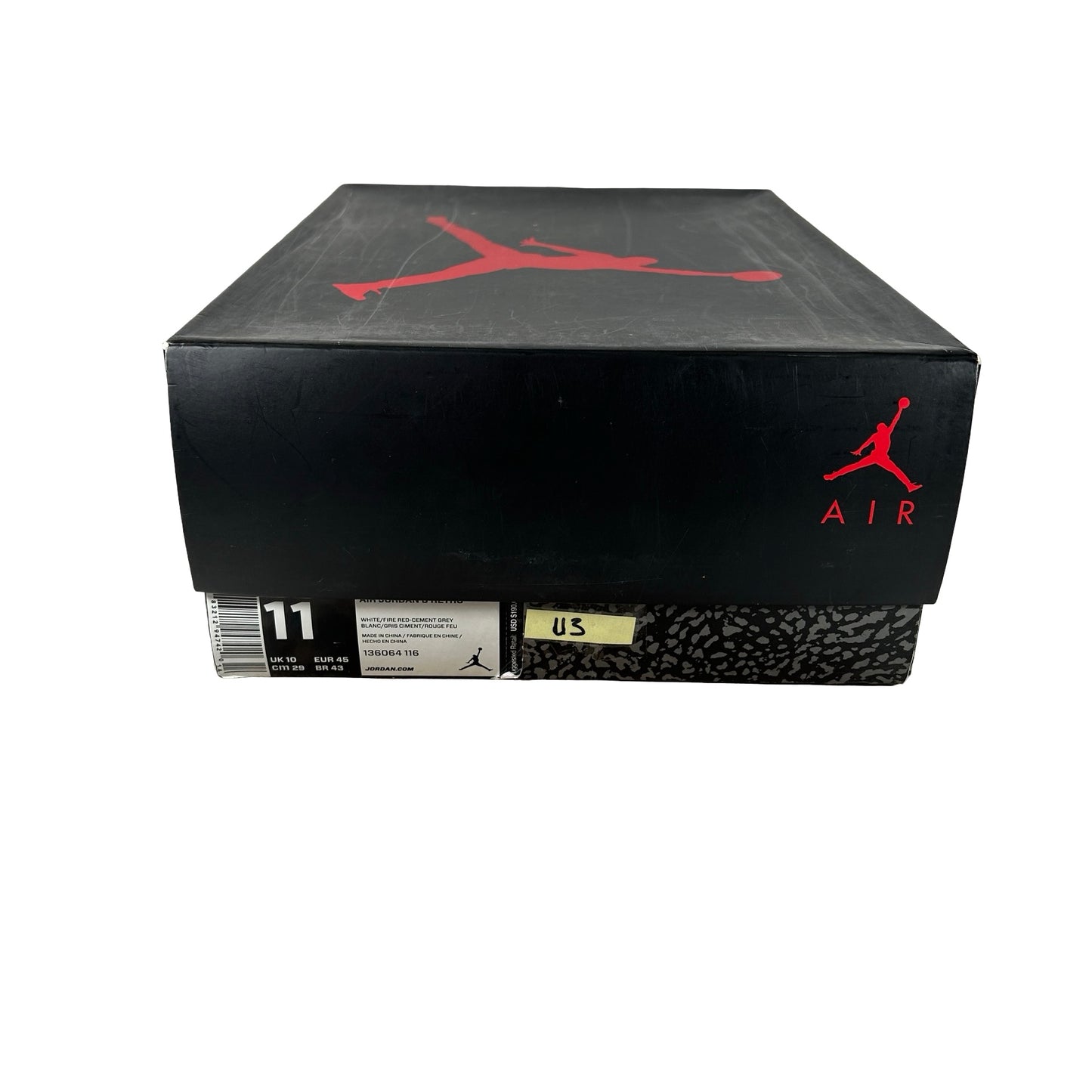 136064 116 Jordan 3 Retro Hall of Fame [USED] - 11 M (Used3)