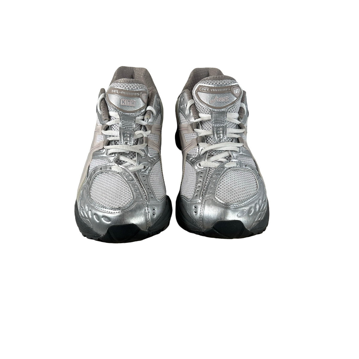 1203A723 100 ASICS Gel-Nimbus 10.1 Kith White Morganite [USED] - 10 M (Used)