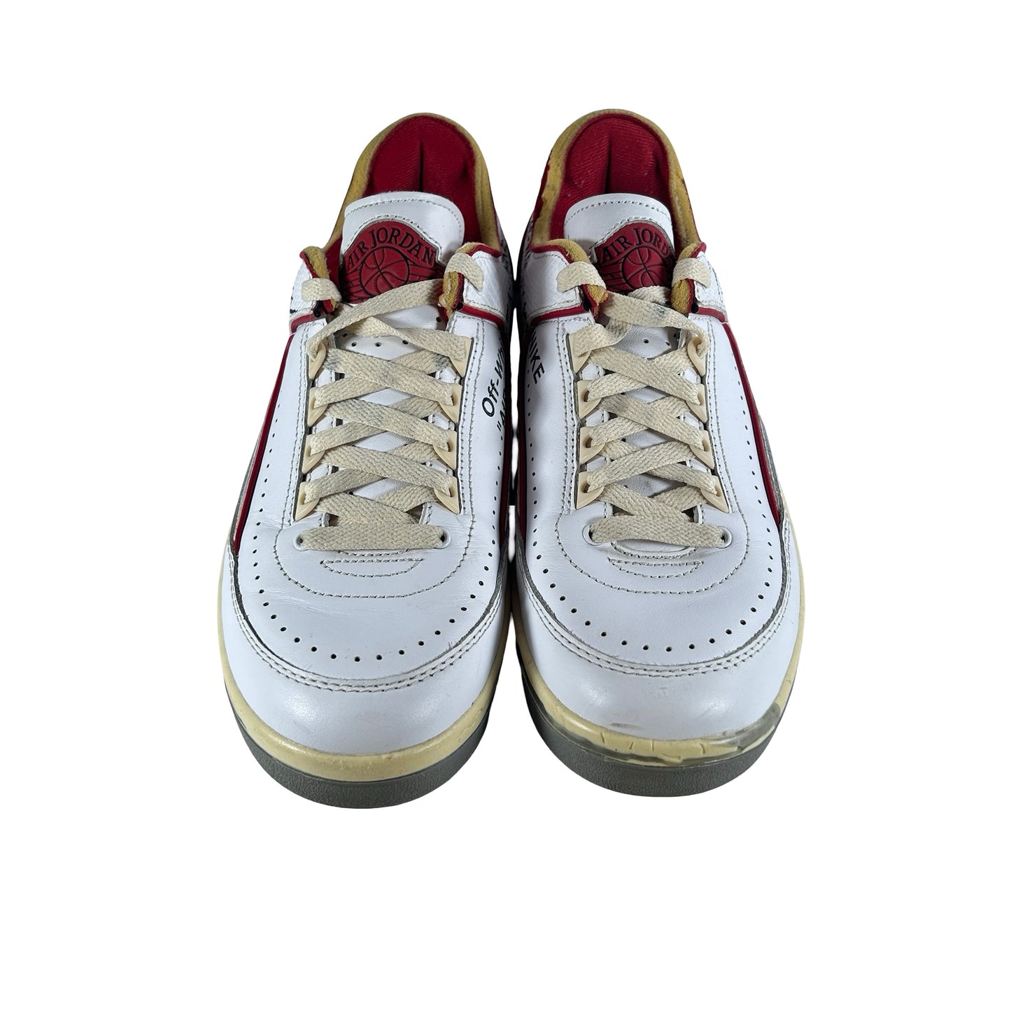 DJ4375 106 Jordan 2 Retro Low SP Off-White White Red [USED] - 8 M (Used2)