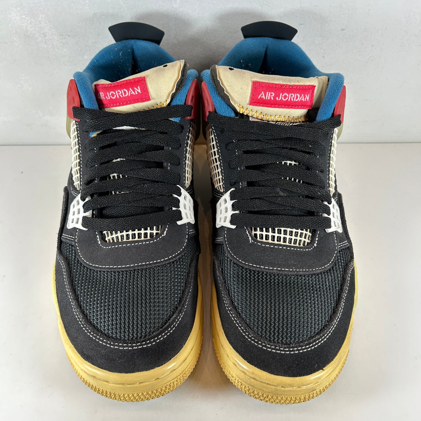 DC9533 001 Jordan 4 Retro Union Off Noir [USED] - 10.5 (Used) (No Box)