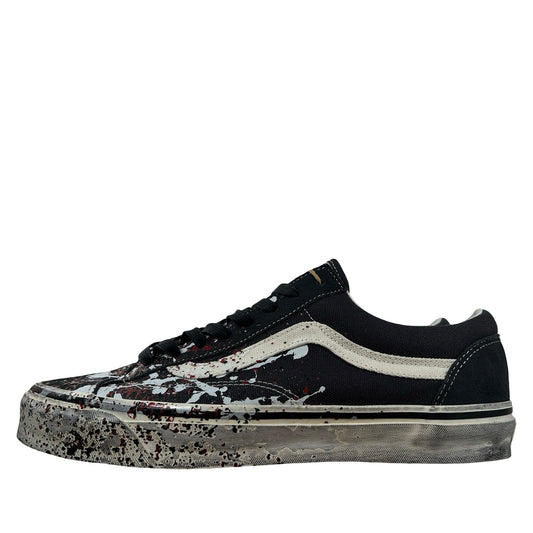 VN000D9RH91 Vans Premium Old Skool 36 Paint Splatter Charcoal Grey