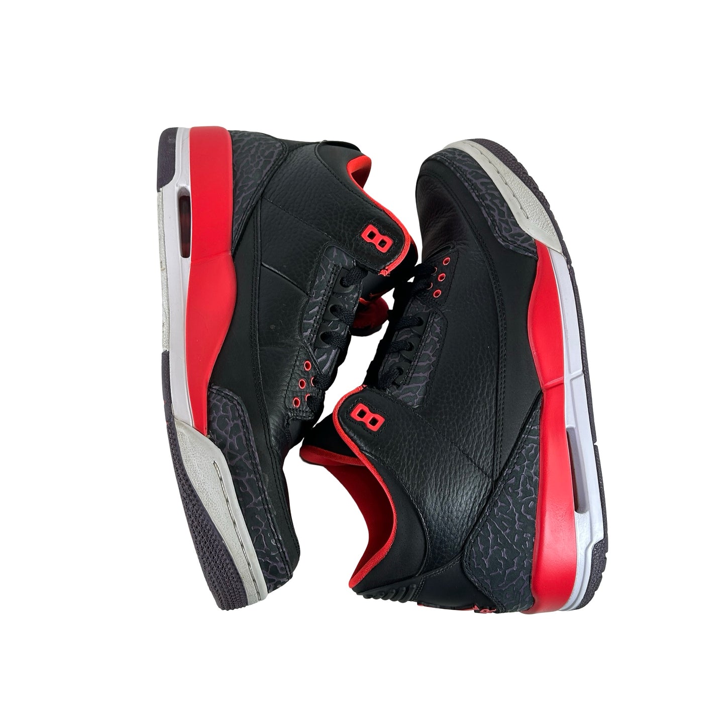 136064 005 Jordan 3 Retro Crimson [USED] - 10.5 M (Used) (Replace Box) (No Insoles)