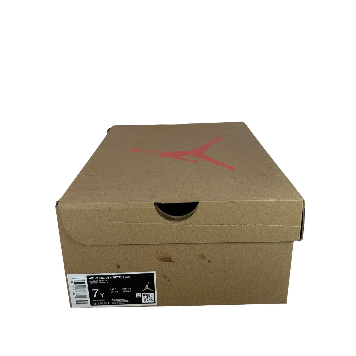 IQ1275 001 Air Jordan 6 Retro Infrared Salesman (GS) [USED] - 7 Y (Used)