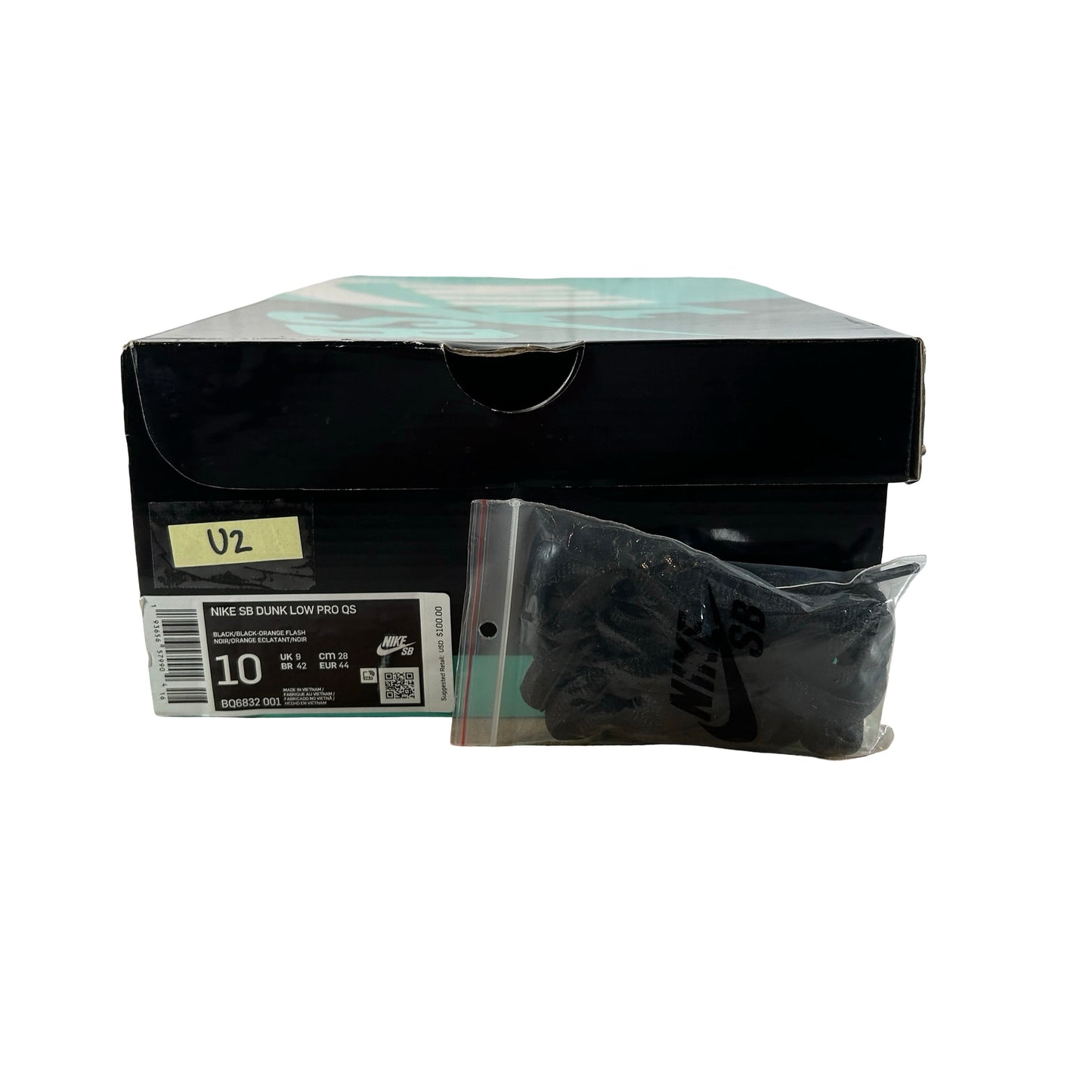 BQ6832 001 Nike SB Dunk Low Raygun Tie-Dye Black [USED] - 10 M (Used2)
