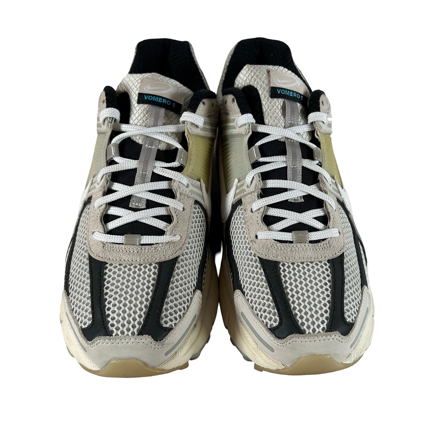 FN7649 110 Nike Zoom Vomero 5 Supersonic Light Bone Black [USED] - 10 M (Used)