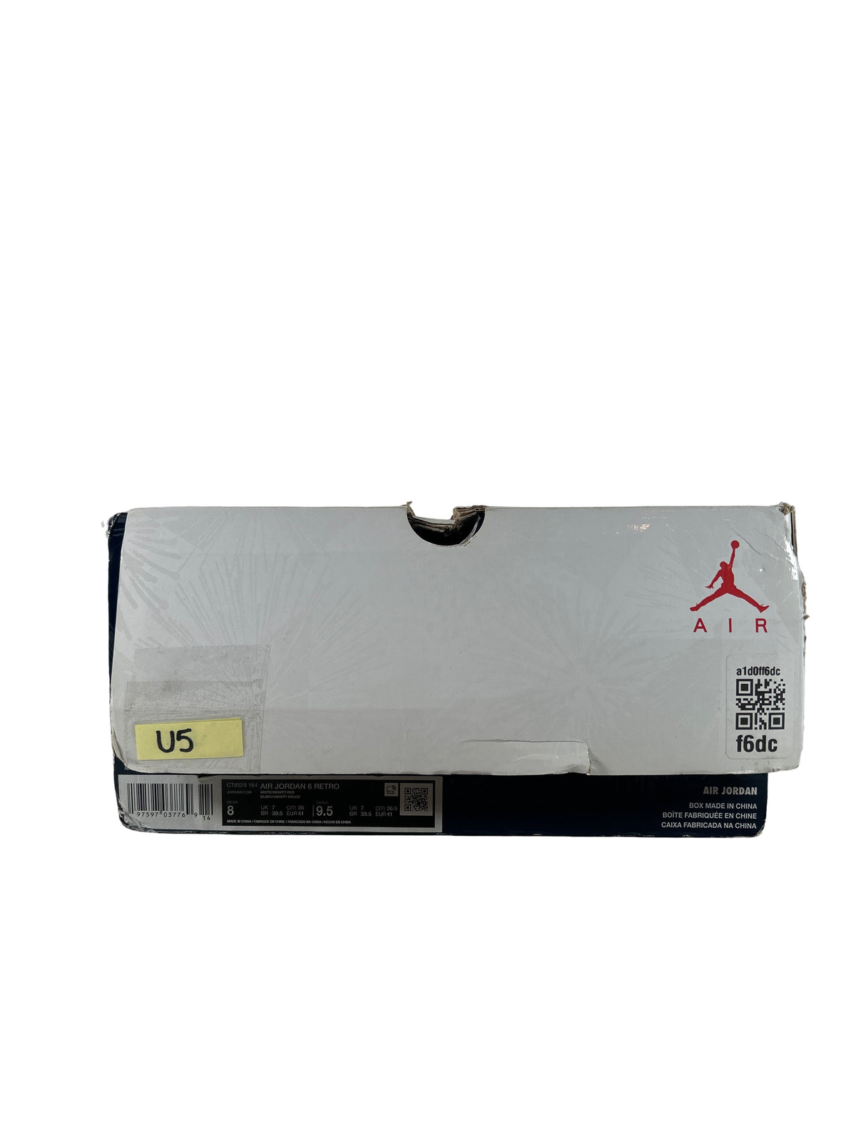 CT8529 164 Jordan 6 Retro Olympic (2024) - 8 M (Used5)