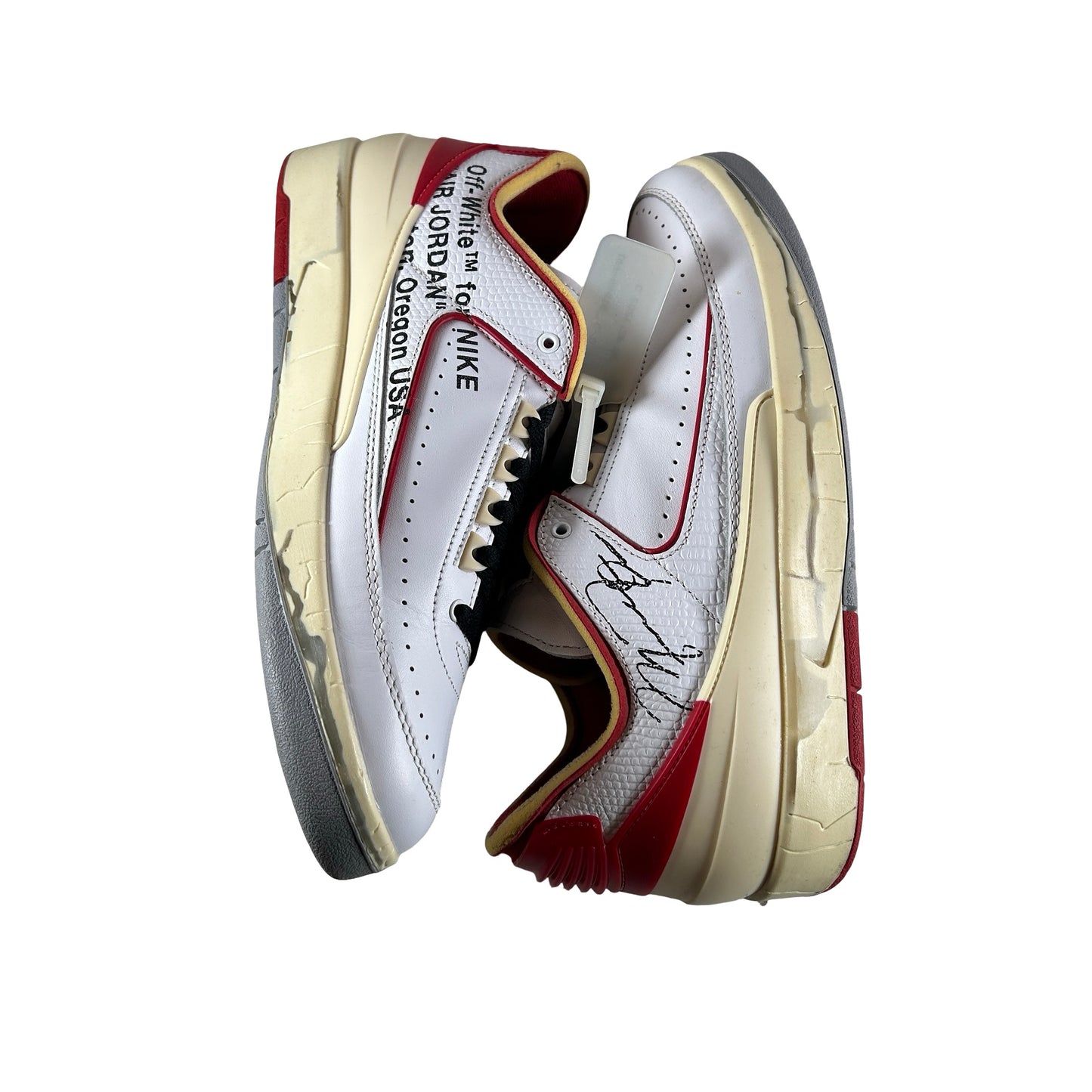 DJ4375 106 Jordan 2 Retro Low SP Off-White White Red [USED] - 10.5 M (Used6)