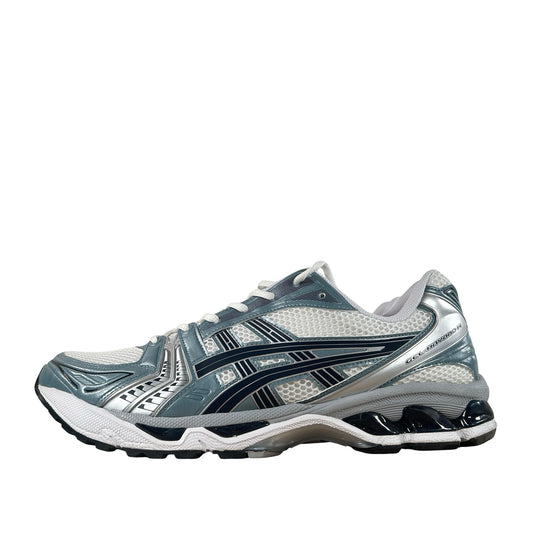 1203A537 106 ASICS Gel-Kayano 14 White Fjord Grey [USED] -  13 M (Used)