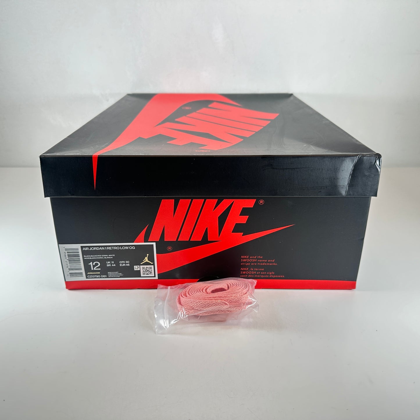 CZ0790 061 Jordan 1 Low OG Bleached Coral [USED] - 12 M (VNDS)