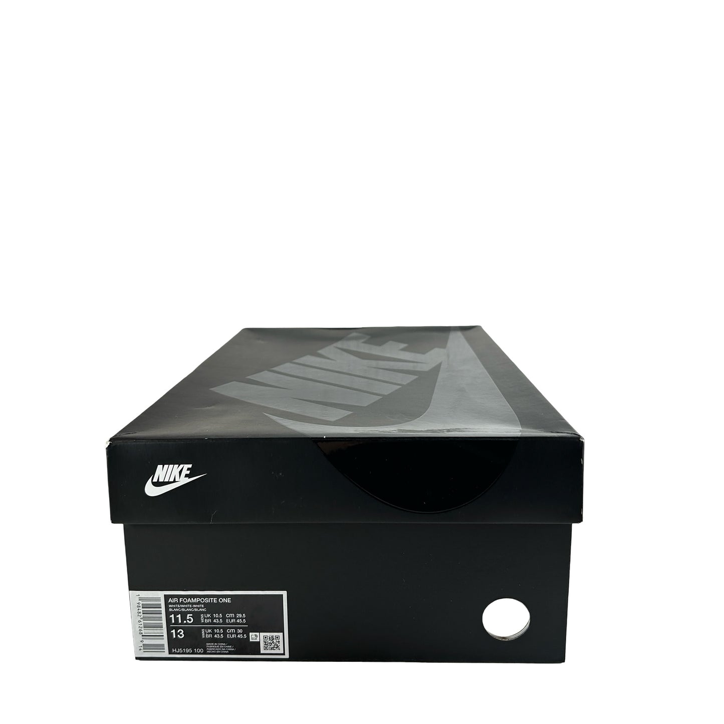 HJ5195 100 Nike Air Foamposite One Triple White [USED] - 11.5 M (Used)