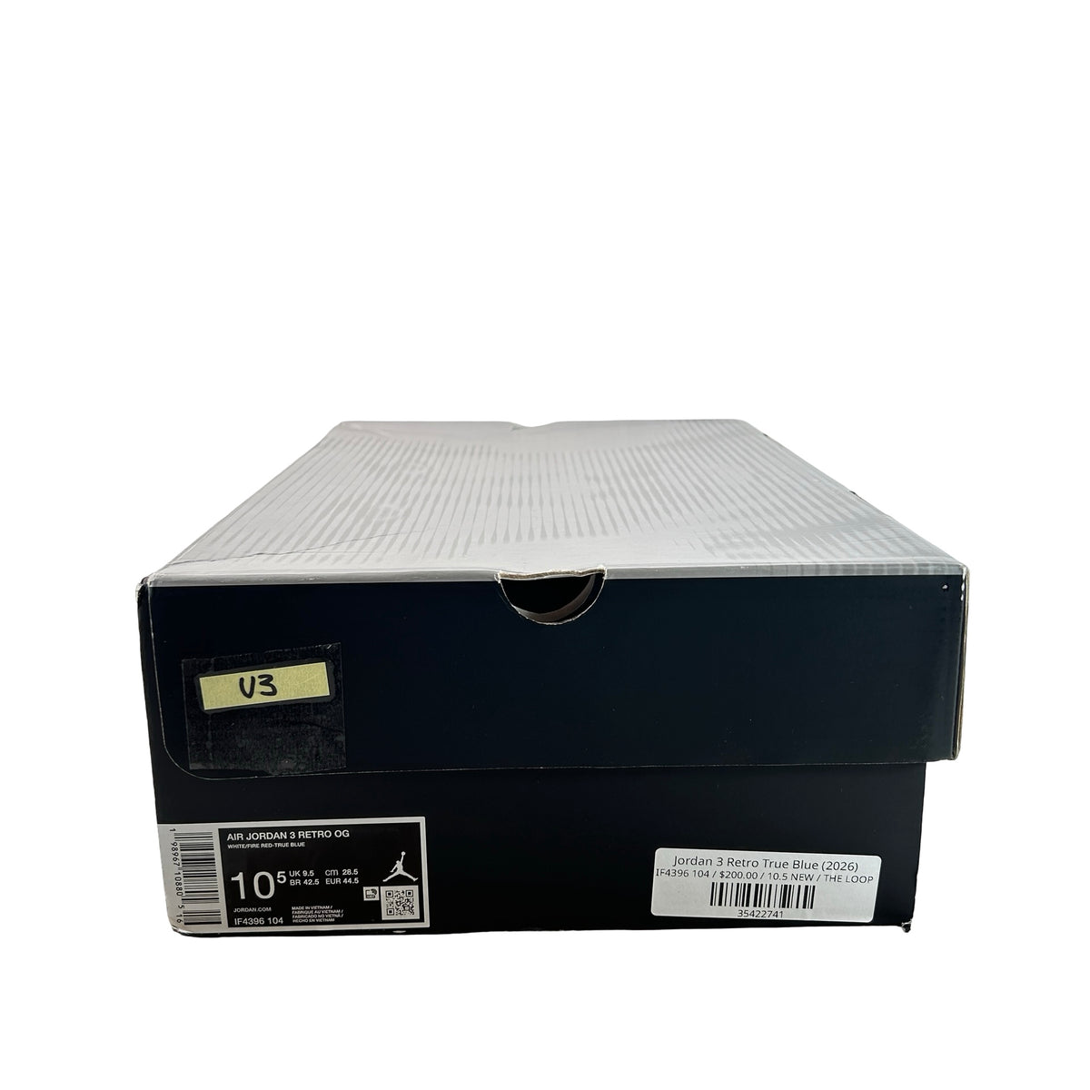 IF4396 104 Air Jordan 3 Retro True Blue (2026) [USED] - 10.5 M (Used3)