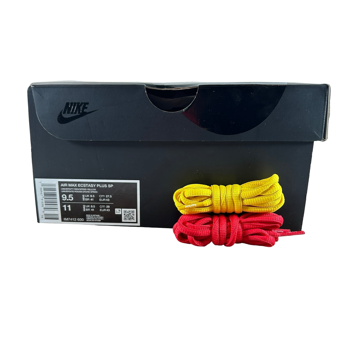 IM7412 600 Nike Air Max 2001 Air Ecstasy Supreme University Red [USED] - 9.5 M (Used)