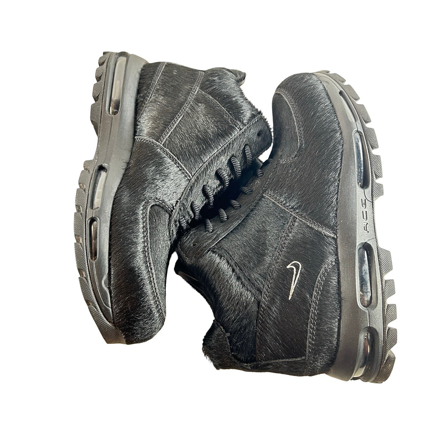 IO4635 001 Nike Air Max Goadome Black Pony Hair [USED] - 10.5 M (Used)