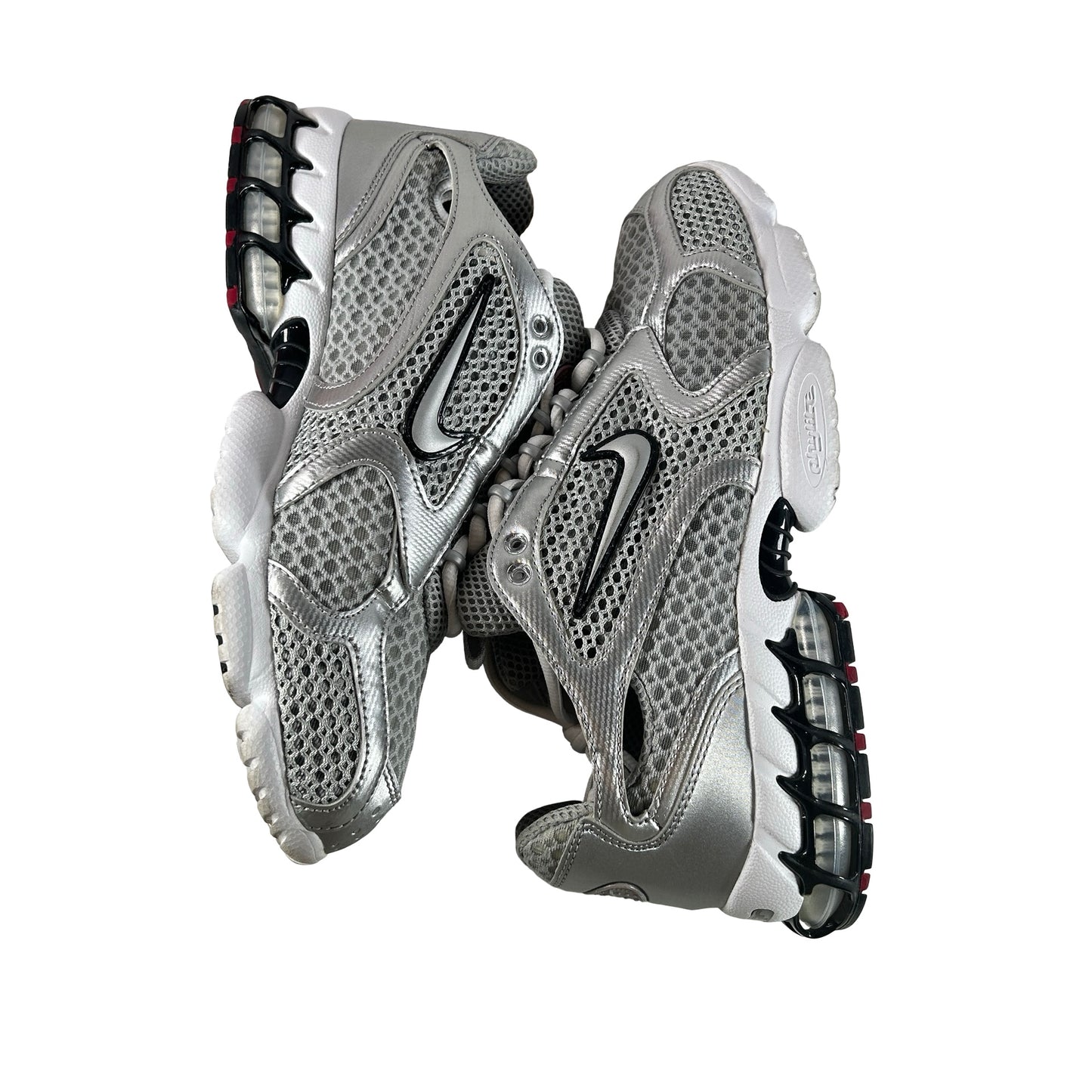 CJ1288 001 Nike Air Zoom Spiridon Cage 2 Metallic Silver [USED] - 10 M (Used)
