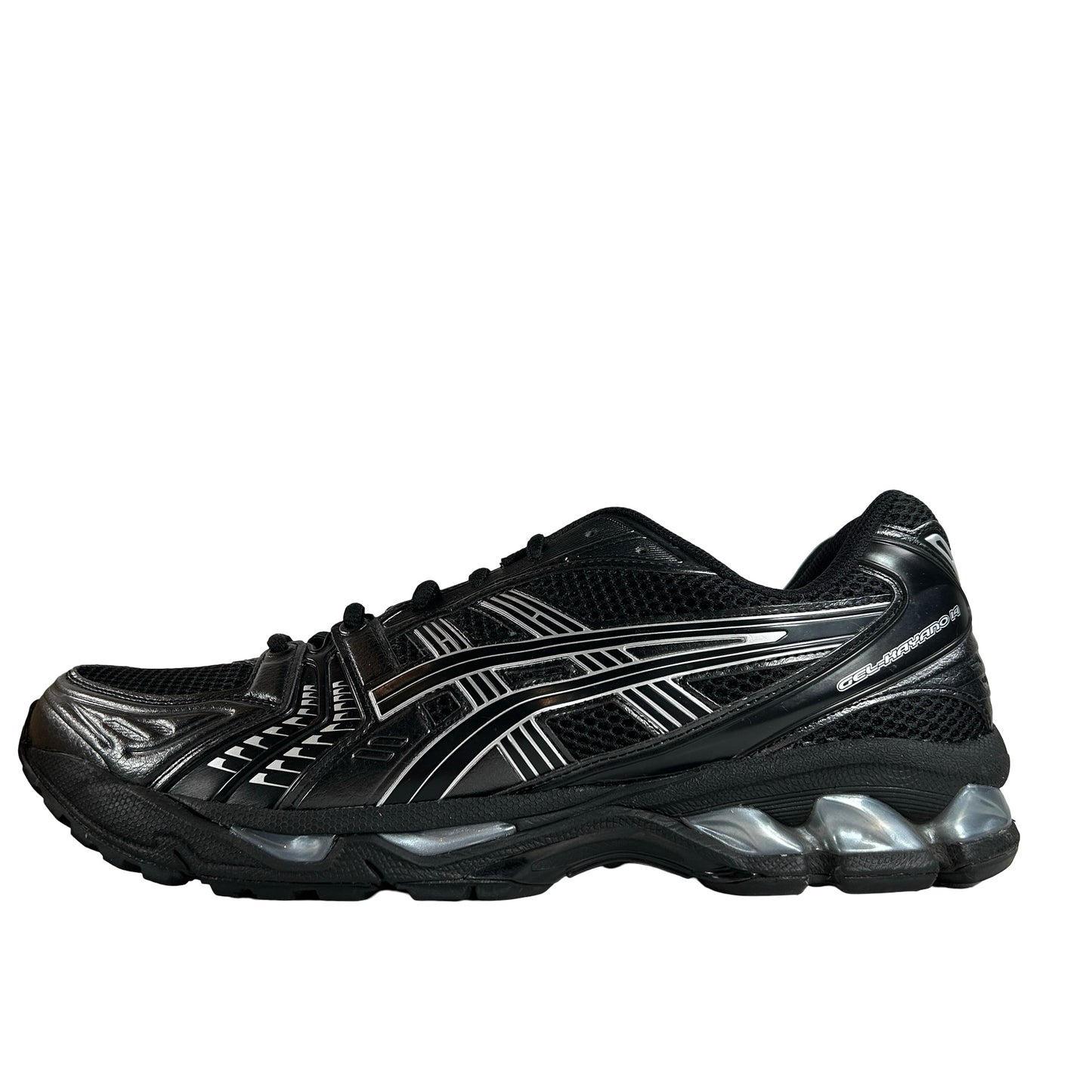 1201A019 006 ASICS Gel-Kayano 14 Black Pure Silver [USED] - 13 M (Used2)