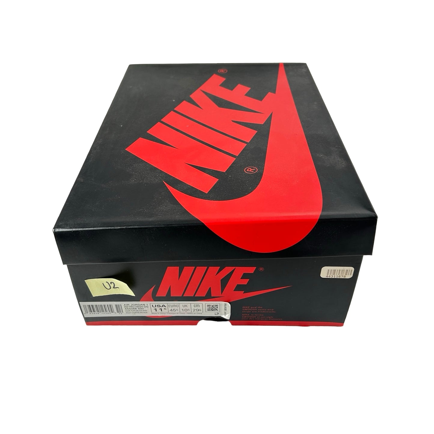 555088 500 Jordan 1 Court Purple [USED] - 11.5 M (Used2)