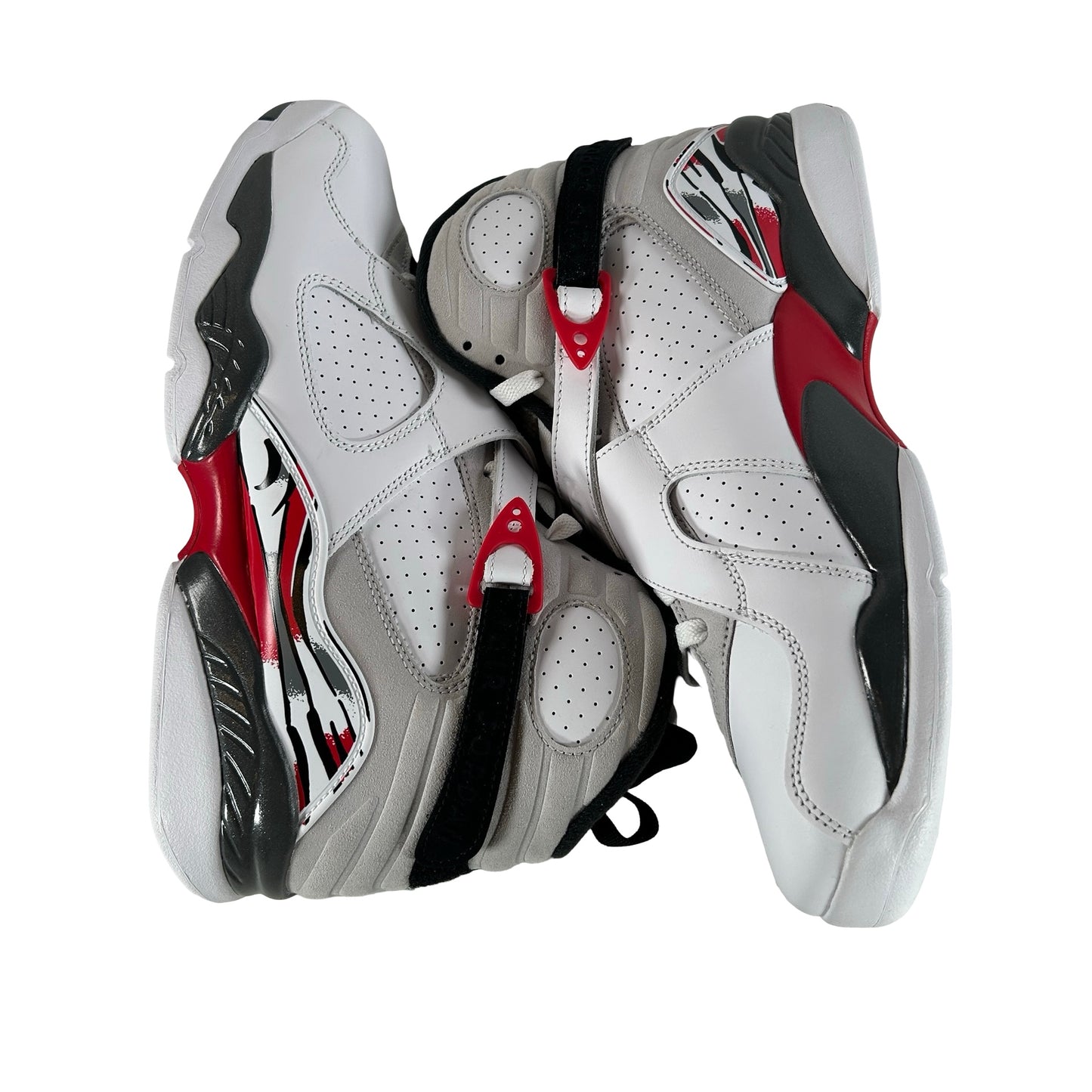 305381 100 Jordan 8 Retro White True Red (2025) [USED] - 10 M (VNDS)