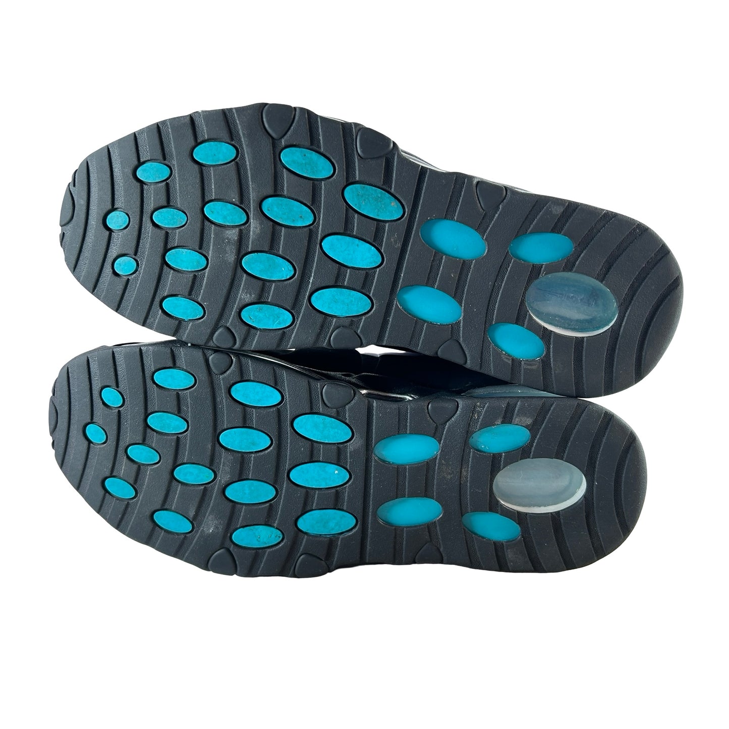 311090 100 Nike Air Max Uptempo 95 White Black Teal [USED] - 8.5 M (Used)