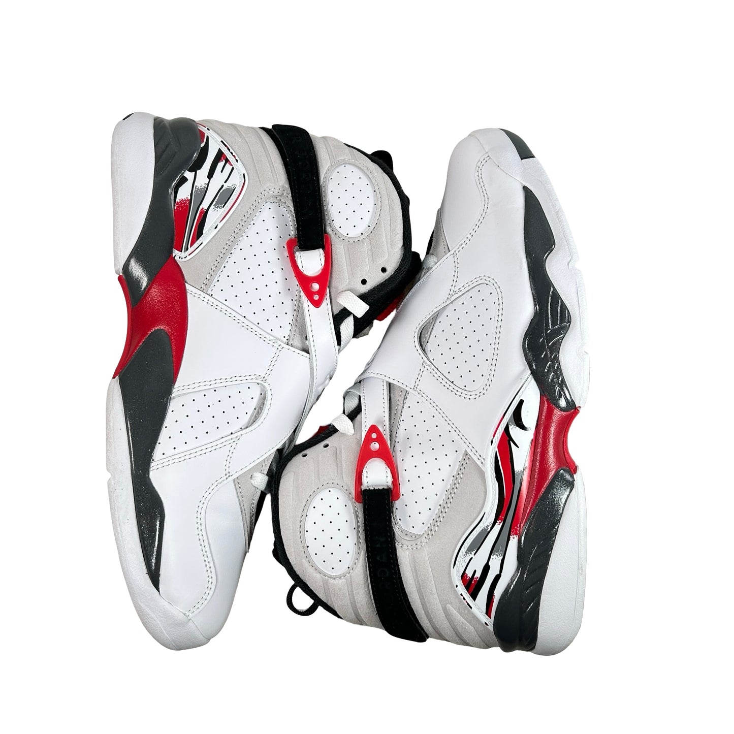 305381 100 Jordan 8 Retro White True Red (2025) [USED] - 10 M (Used7)
