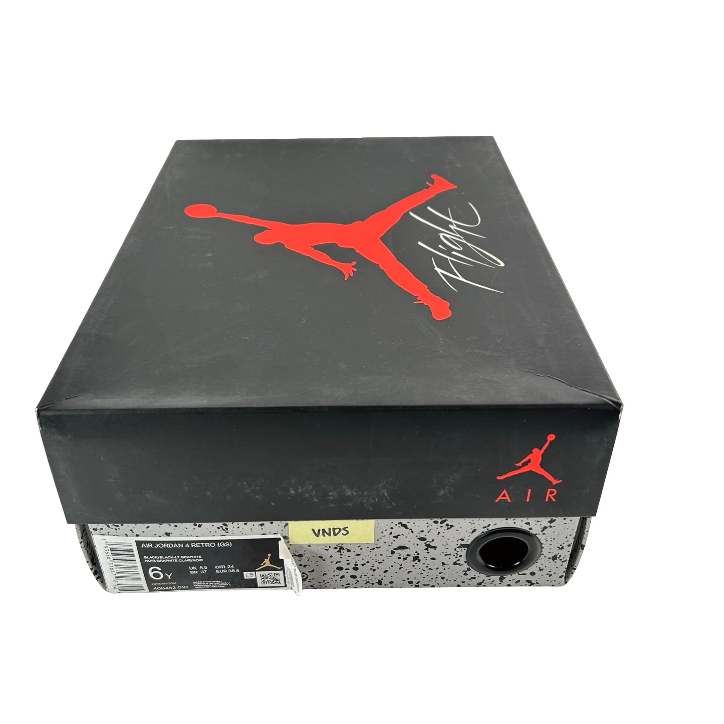 408452 010 Jordan 4 Retro Black Cat (2020) (GS) [USED] - 6 Y (VNDS)