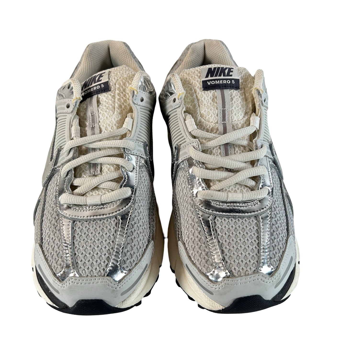 FD0884 025 Nike Zoom Vomero 5 Photon Dust Metallic Silver W [USED] - 10 W (Used) (No Box)