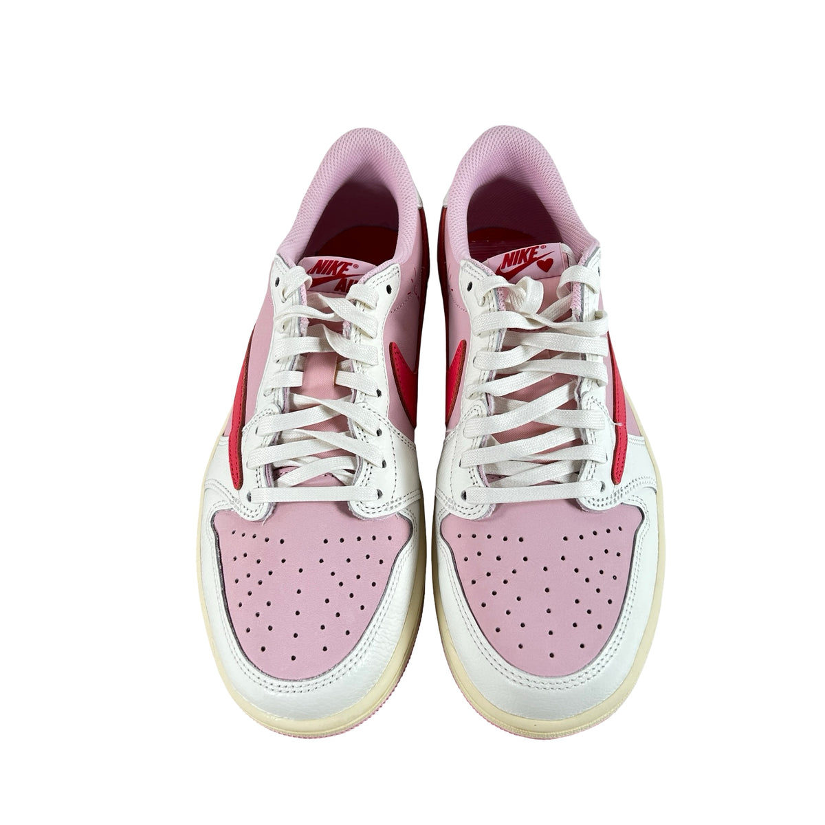 IQ7604 101 Jordan 1 Retro Low OG SP Travis Scott Sail Tropical Pink [USED] - 9 M (Used3)