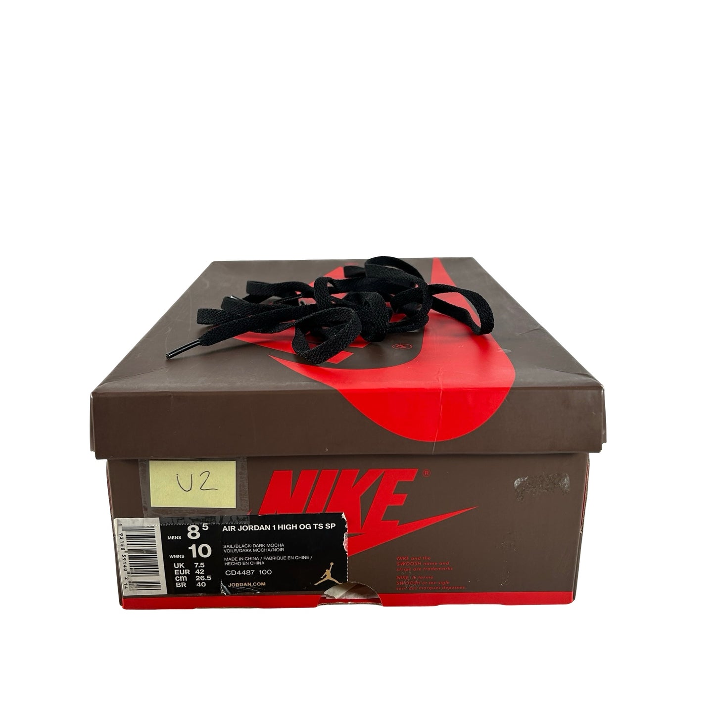 CD4487 100 Jordan 1 Travis Scott Mocha [USED] - 8.5 M (Used2)